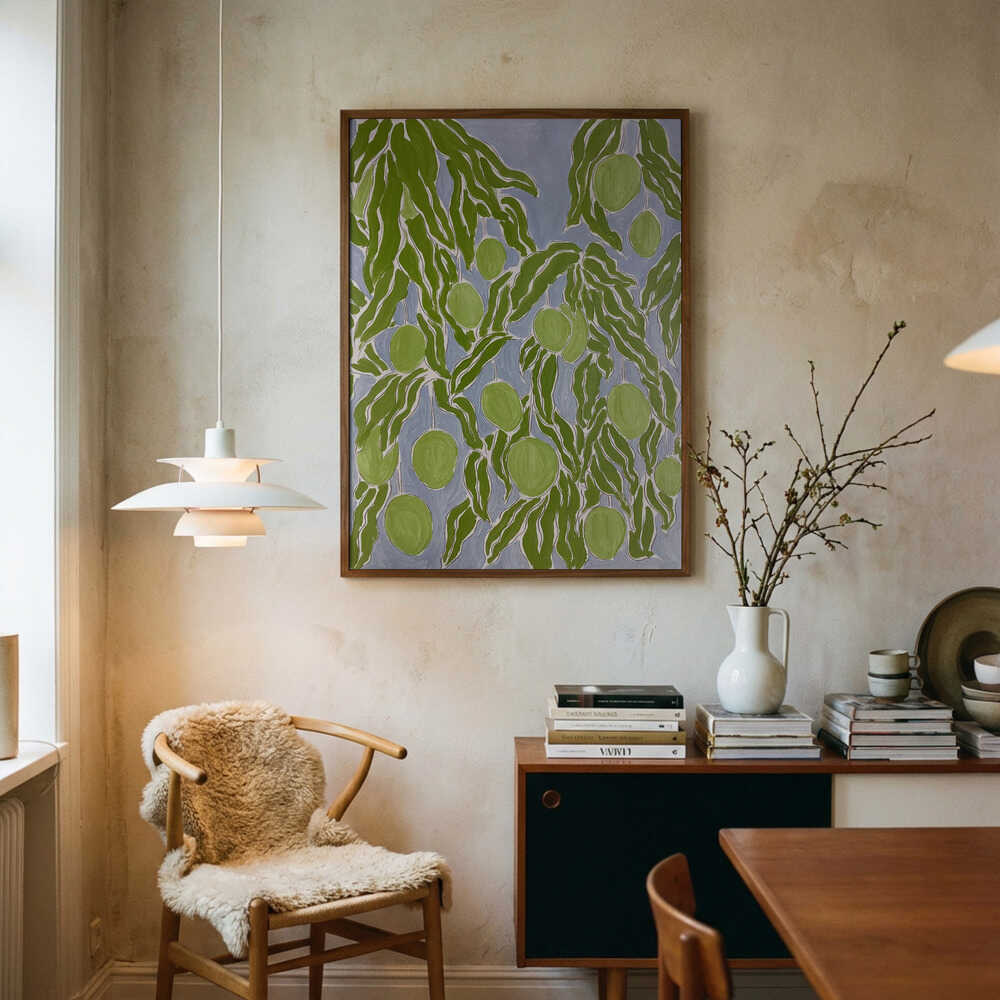 Plakat: Grøn citruslund