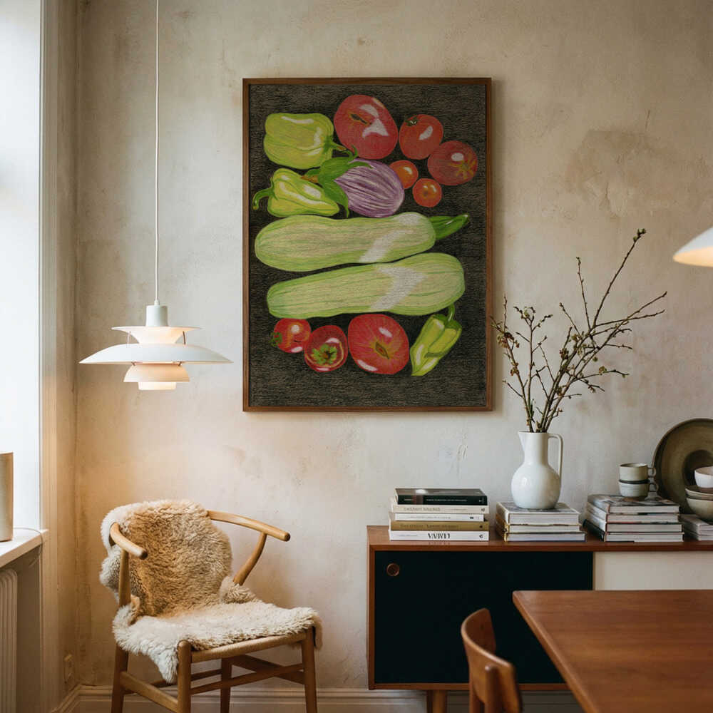 Färsk Skörd från Trädgården Poster