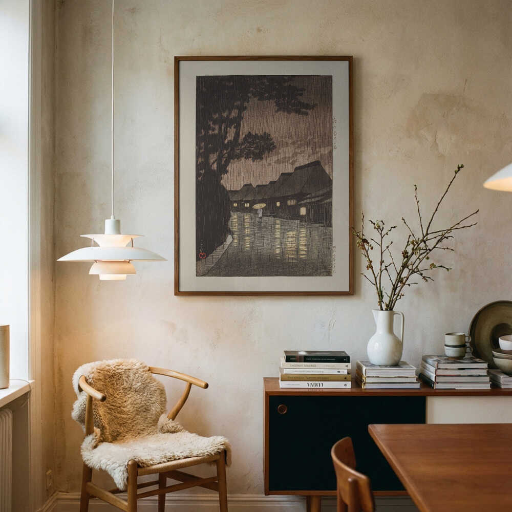 Soshu Maekawa No Ame (regn i Maekawa, Sagami-provinsen) (1932)