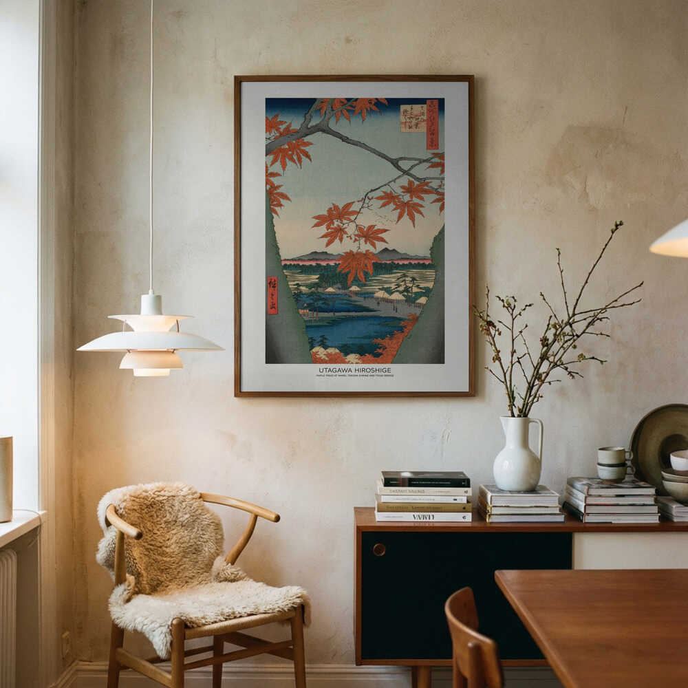 Lönnträd vid Mama, Tekona-helgedomen och Tdugi-bron