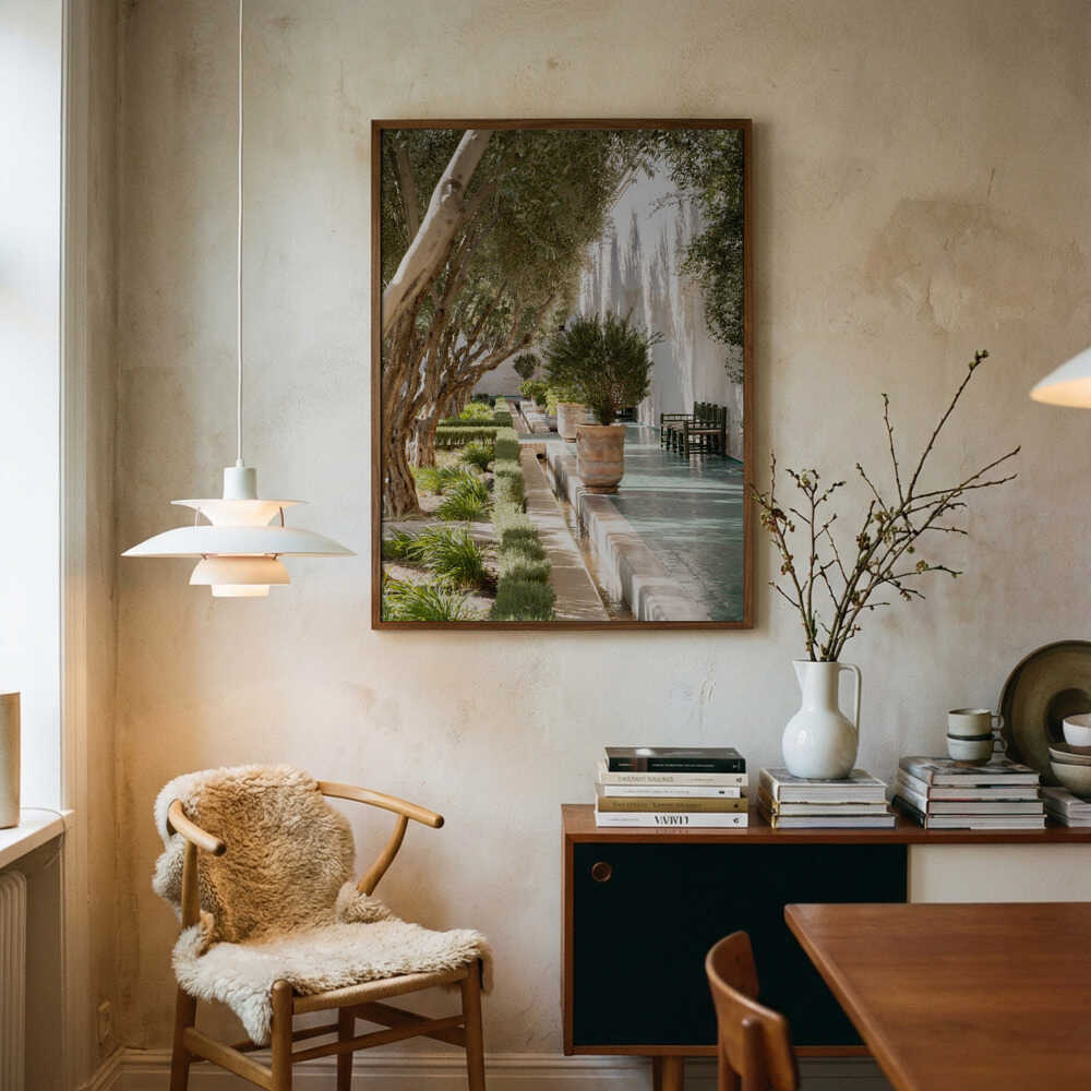 Trädgårdspromenad Poster