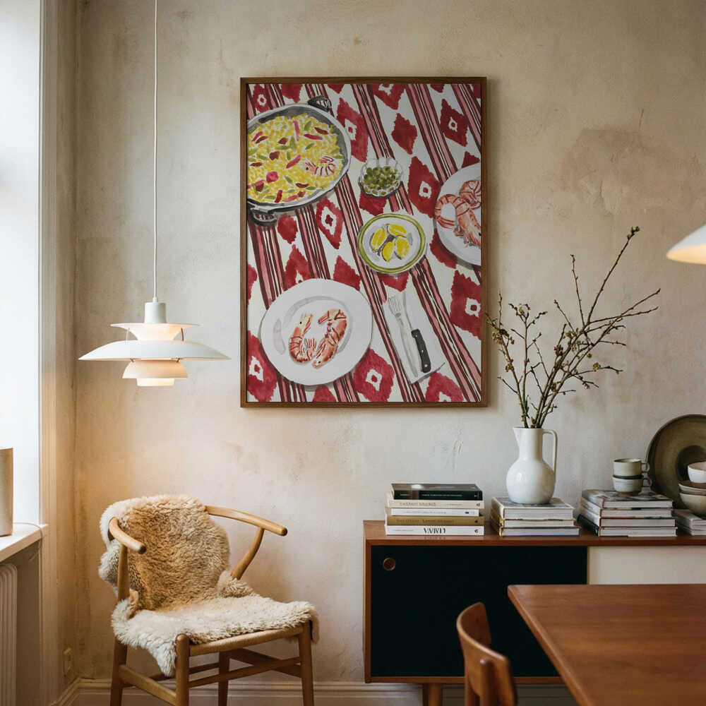 spansk paella Poster