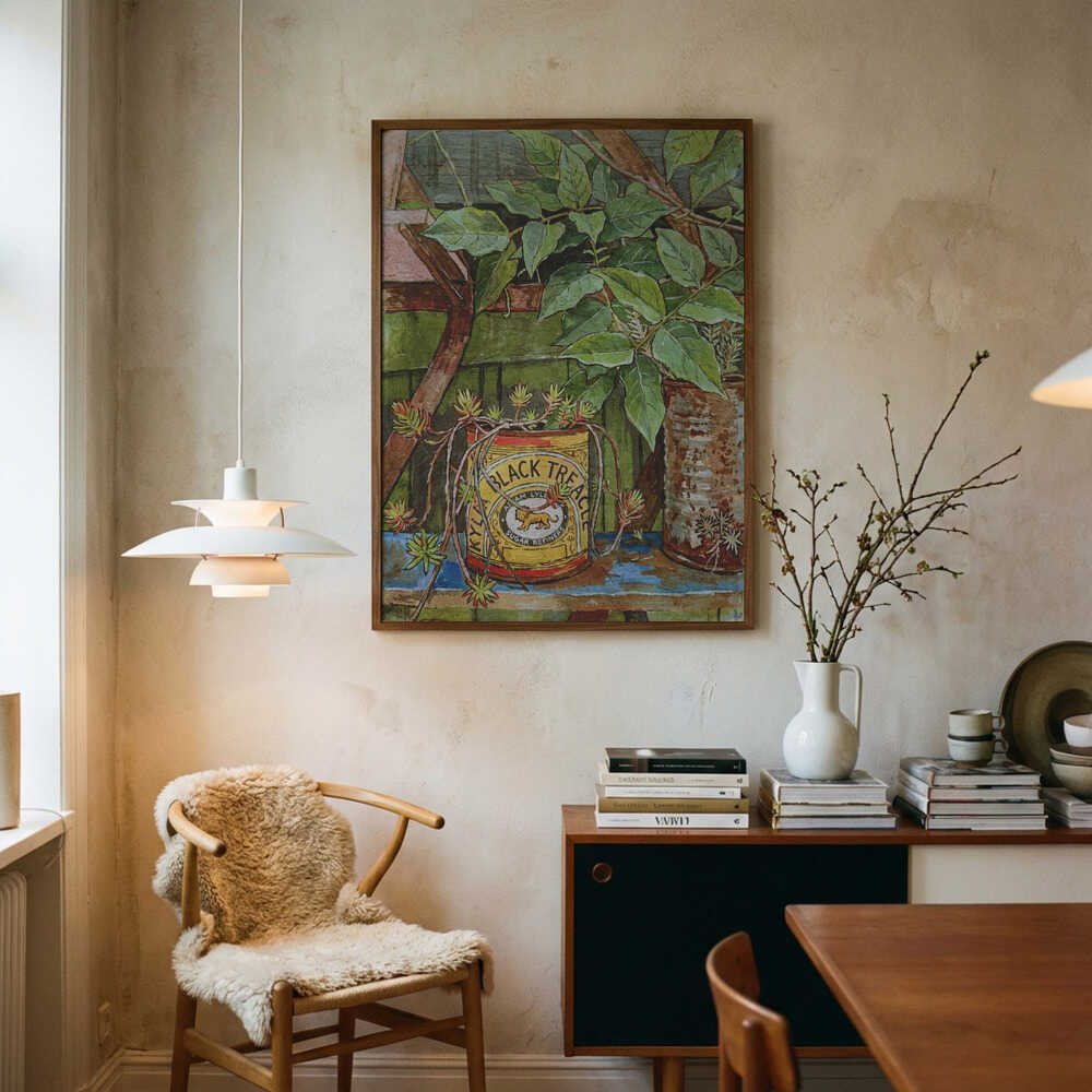 Rustik Trädgård Stilleben Poster