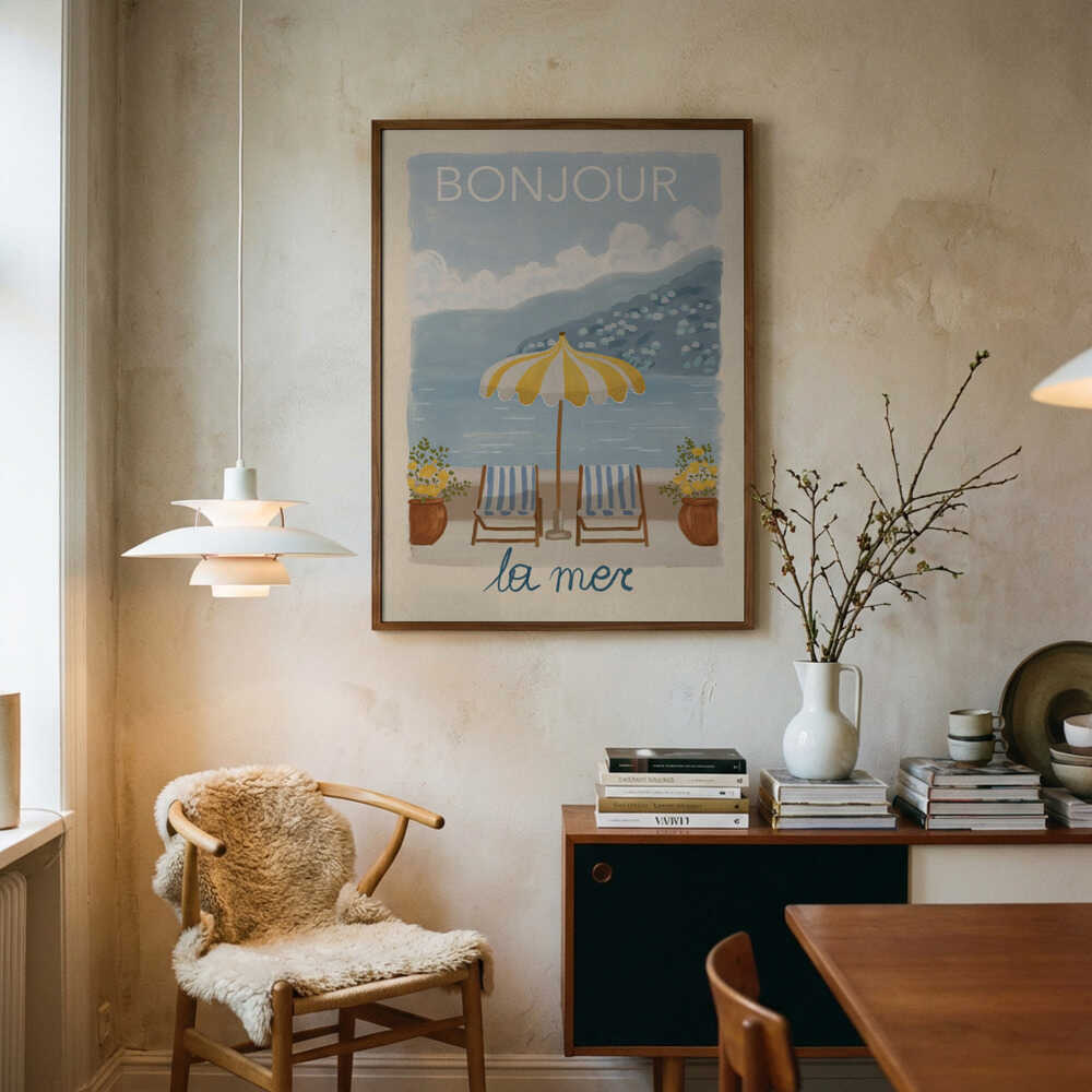 Bonjour La Mer Retreat Poster