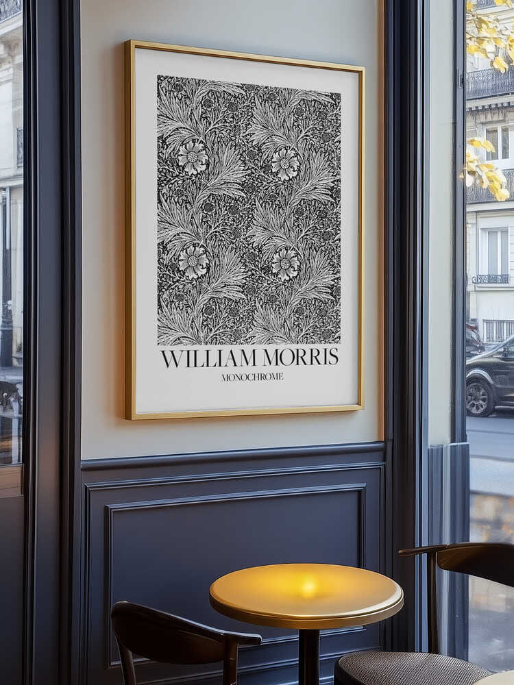Monokrom Poster med ringblomma
