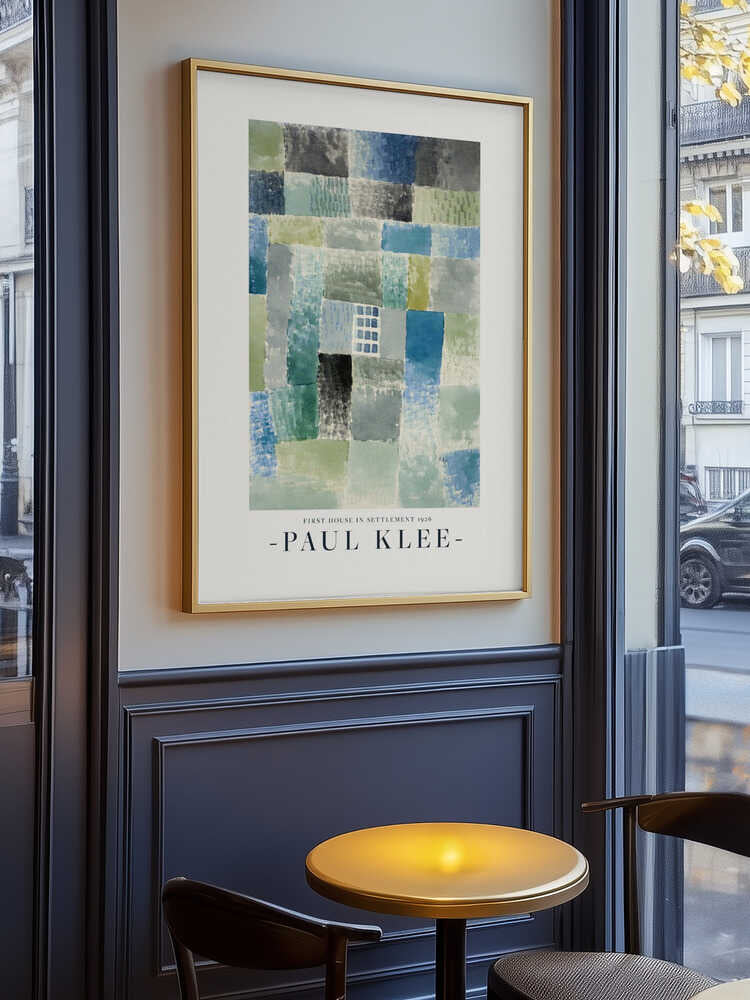 Første Hus i en Bebyggelse 1926 Plakat