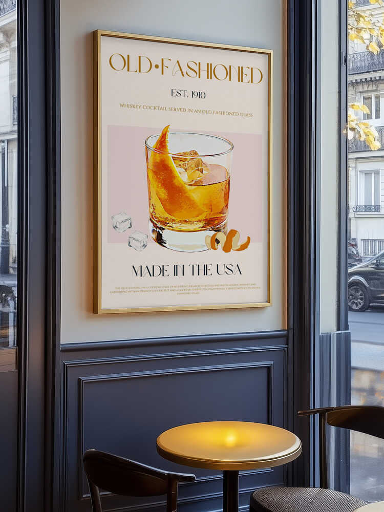 Klassisk cocktailberlock Poster
