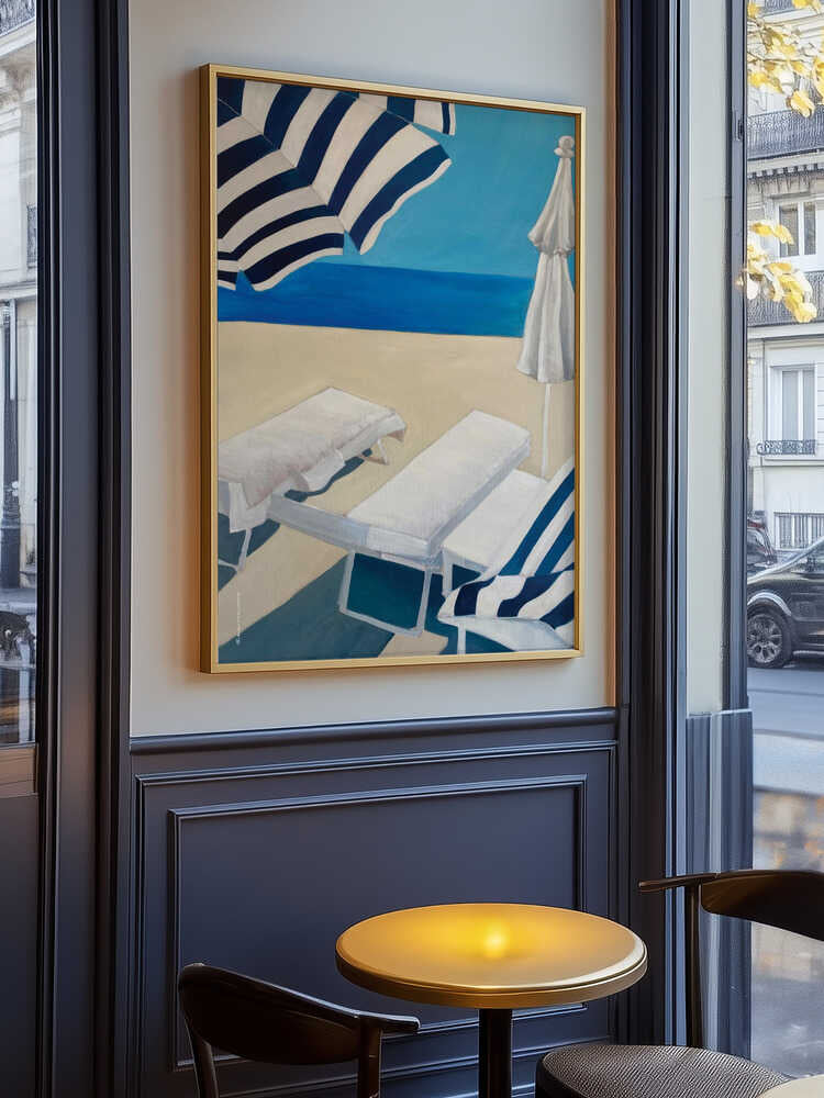 Strandnära lugn poster