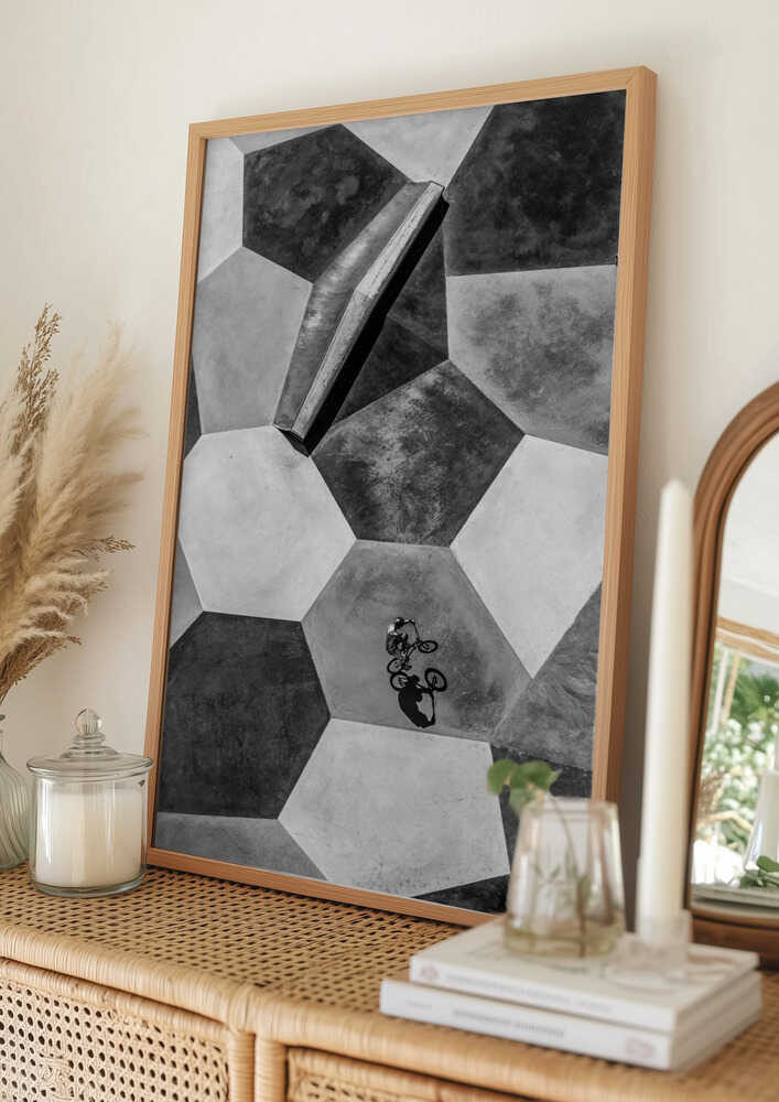 BMX Park Geometri Poster