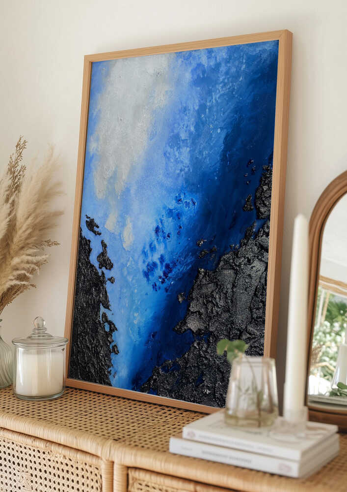 Djupblå Djup Poster