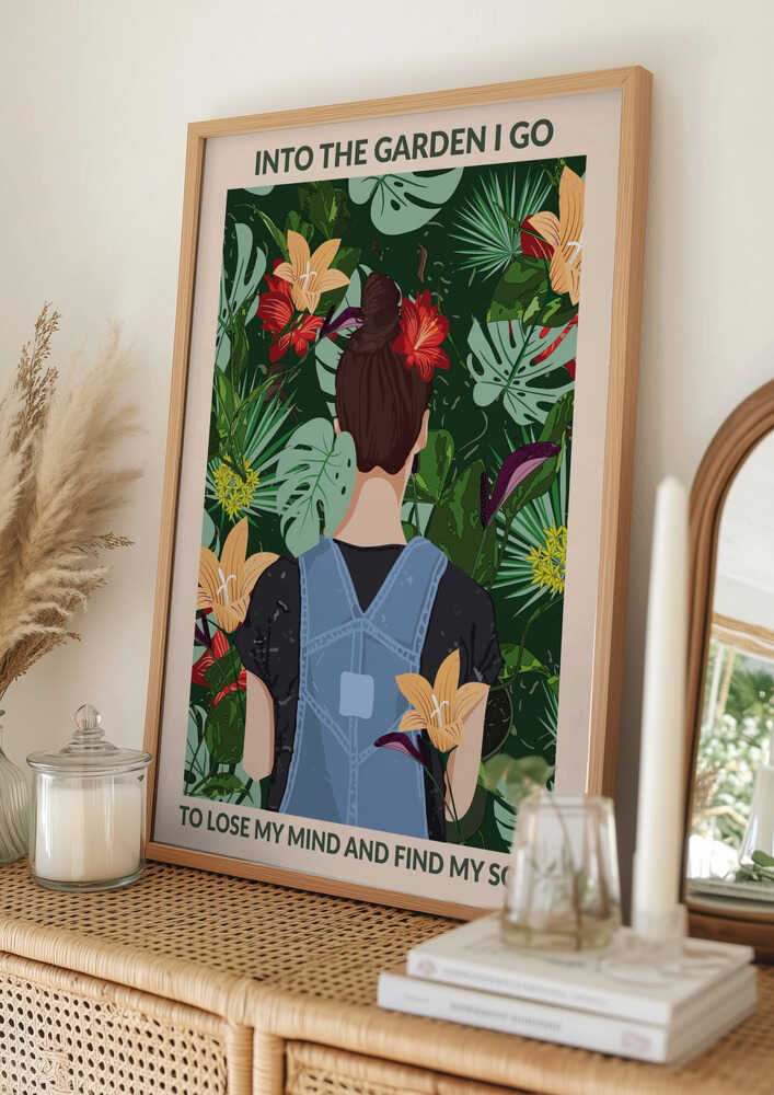 Into the Garden Standard Wall Art Poster