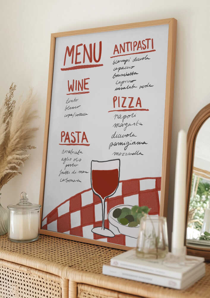 Italian Cuisine Delight Poster