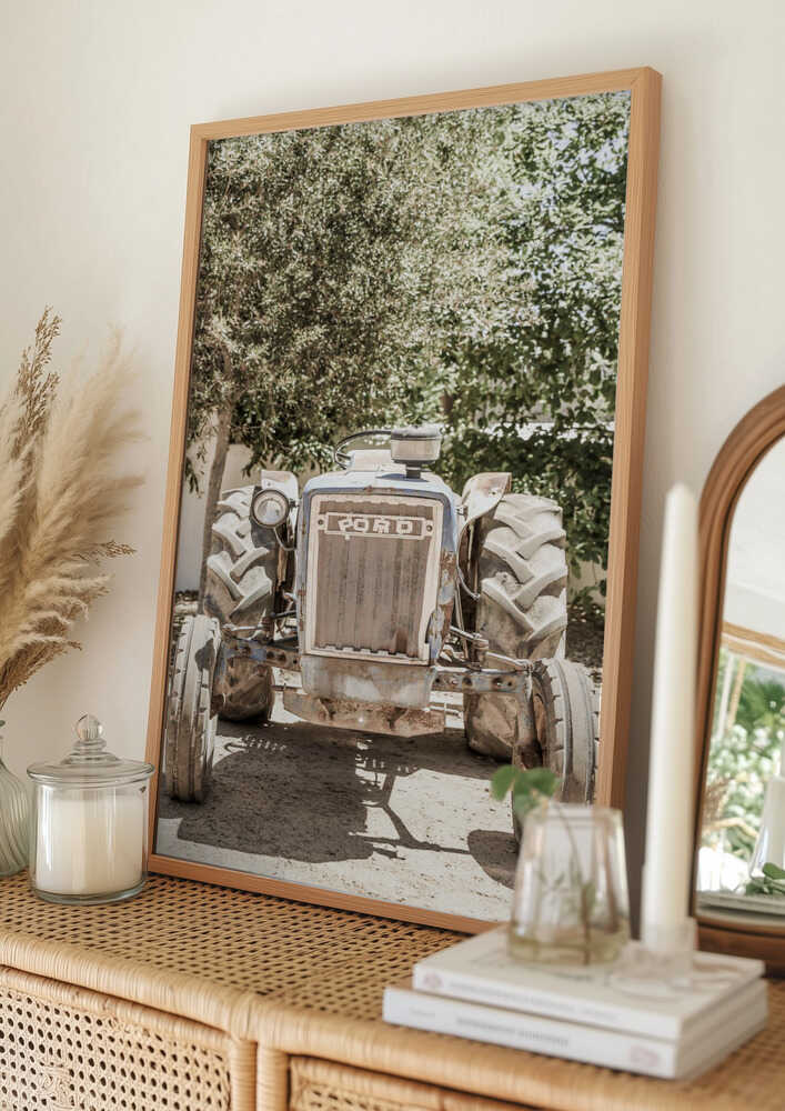 Rugged Tractor Scene