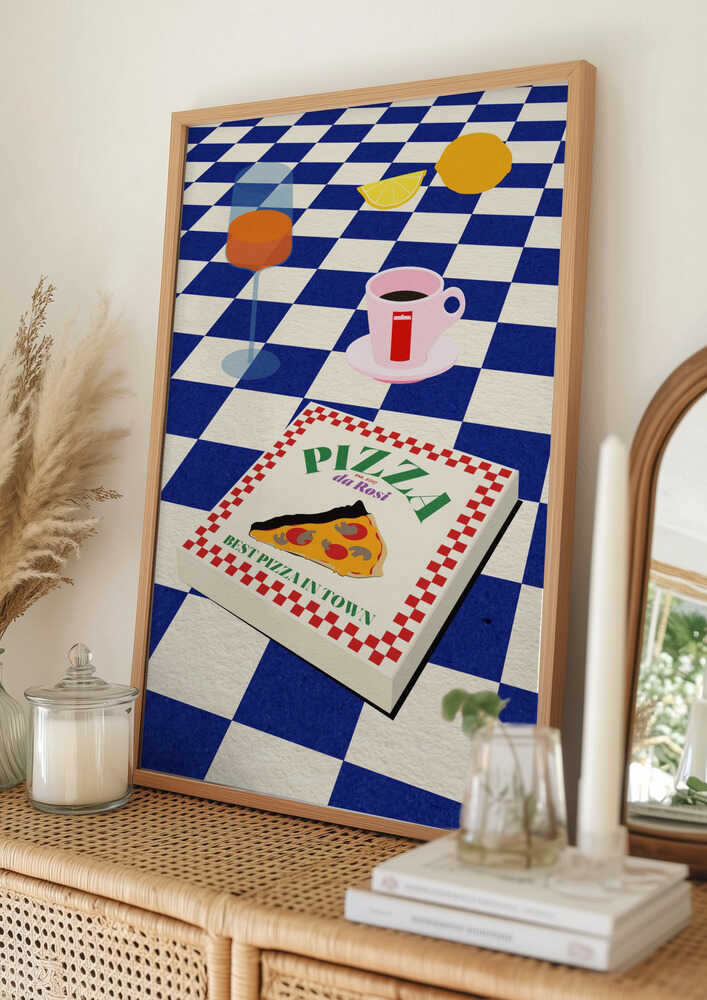 The Italian Menu Poster