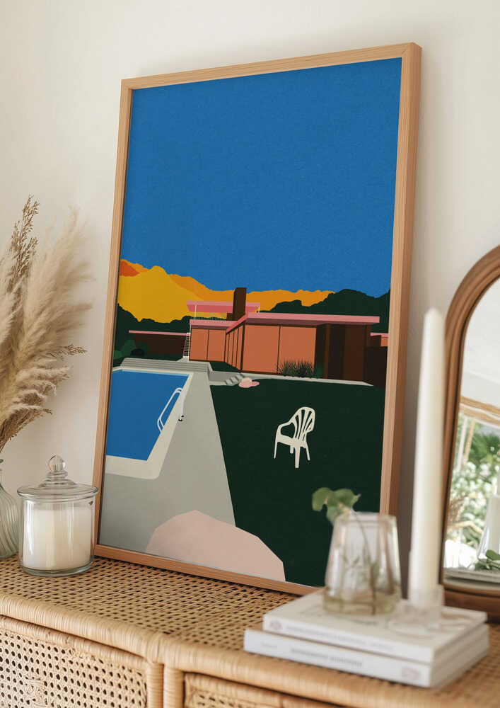 Kaufmann Desert House Poolside Poster
