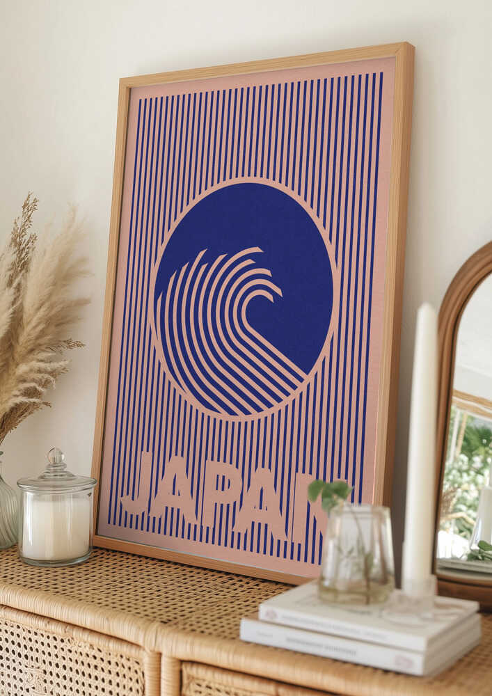 Stora vågen i Kanagawa Poster
