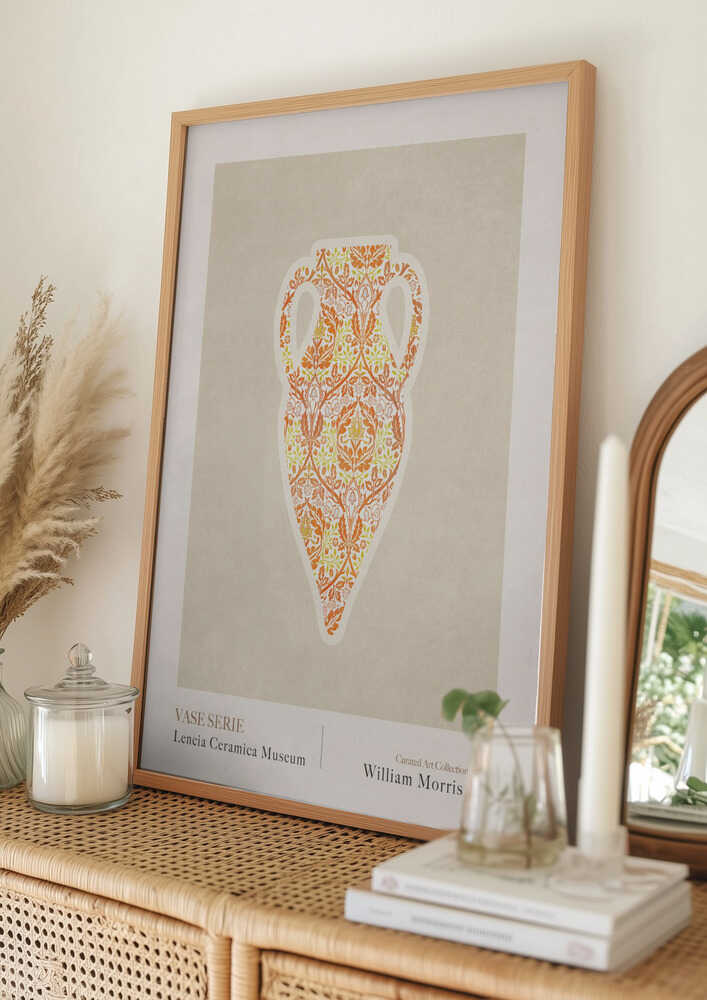 Ornate Vase Design Poster