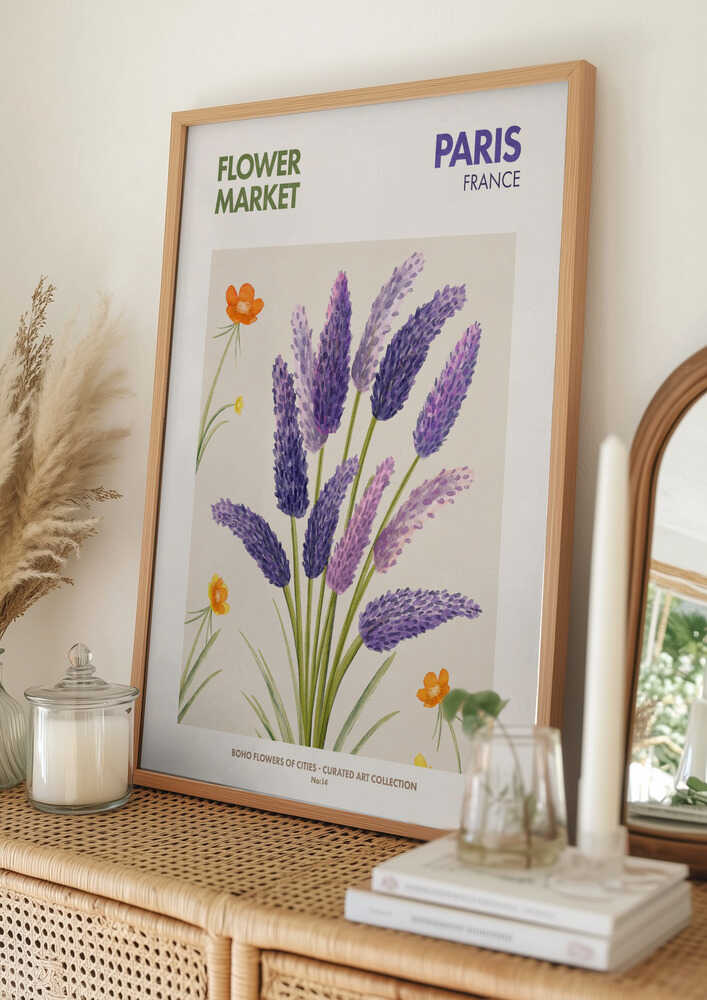 Lavender Blooms Poster