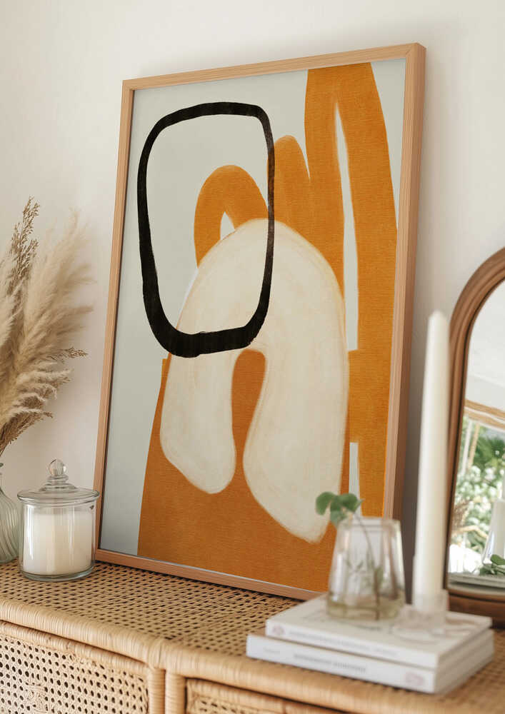 Painted Lines Desatur2 Kopie Poster