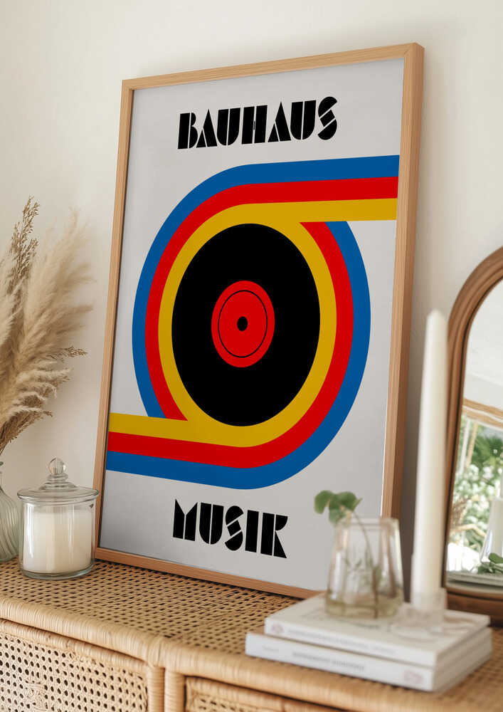 Bauhaus Music Skiv Poster