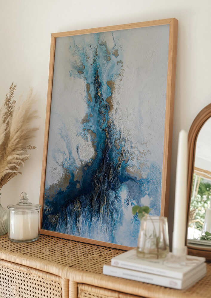 Kystrelieffoto - Udsigtsplakat