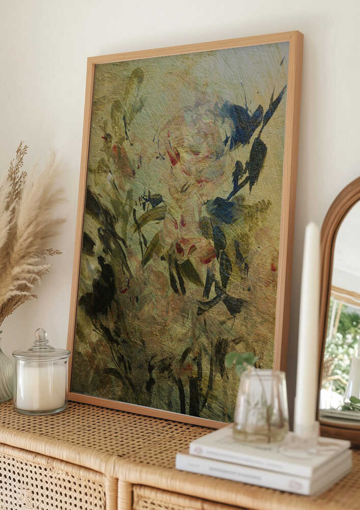 Vintage blomma Poster