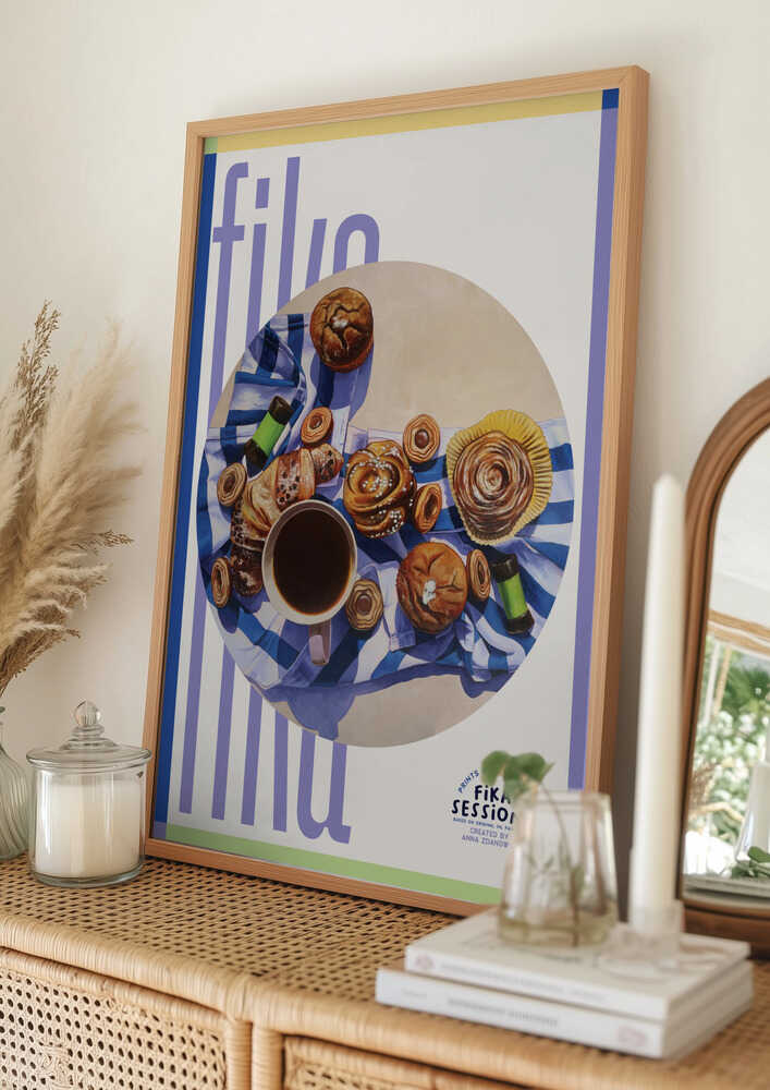 Svensk Fika-Lækkerier Plakat