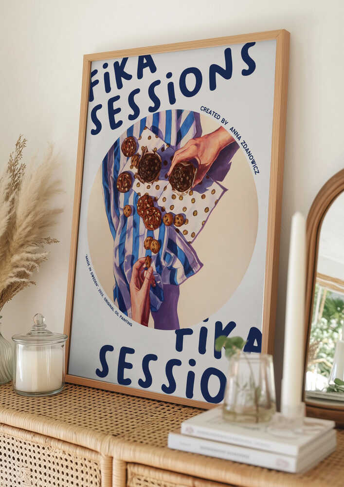 Fika Cookie Break Poster