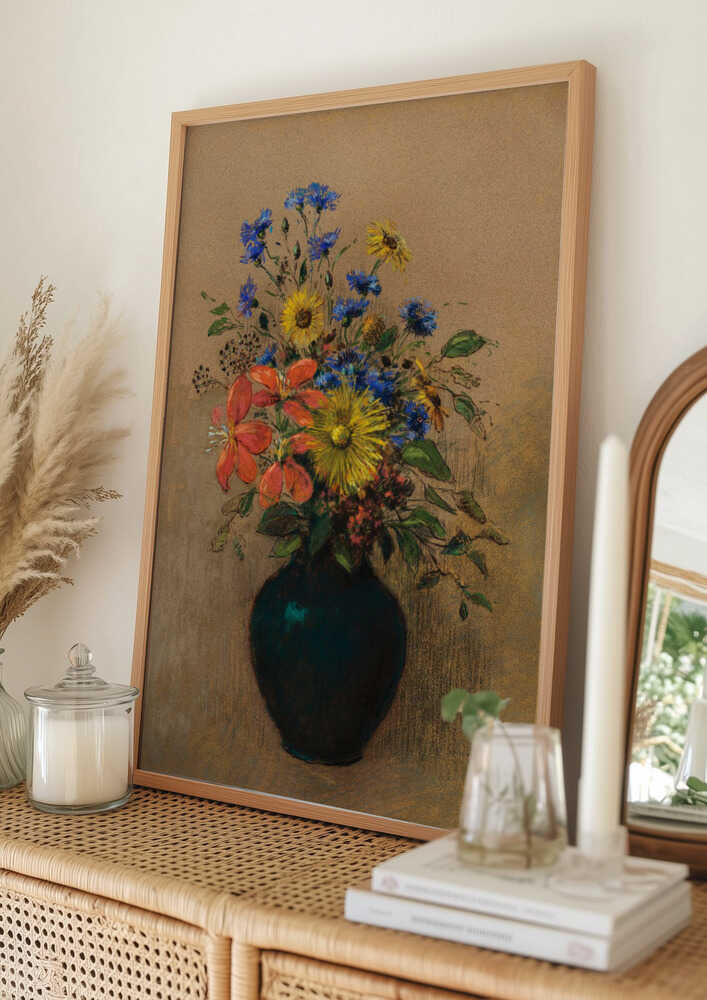 Vilde blomster-plakat