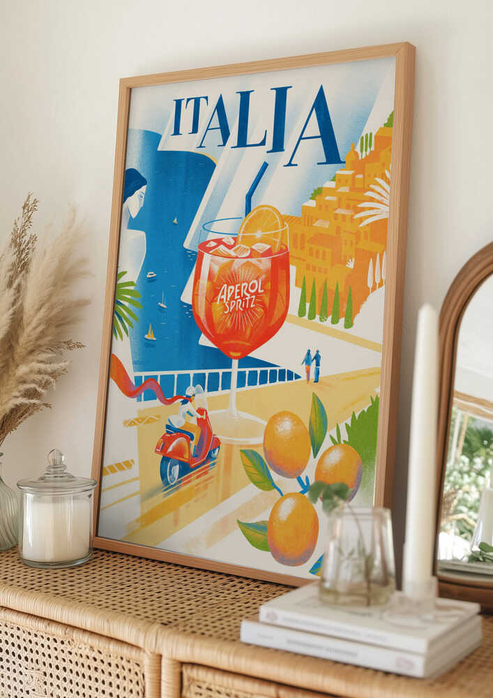 Italiensk sommarkust Poster