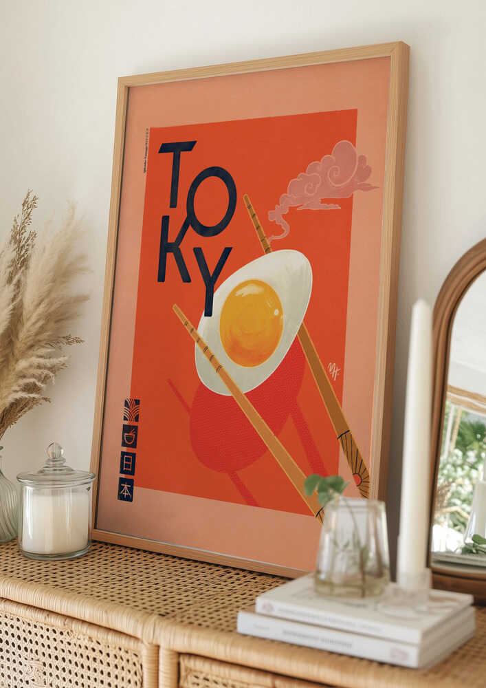 Tokyo Ramen Ägg Poster