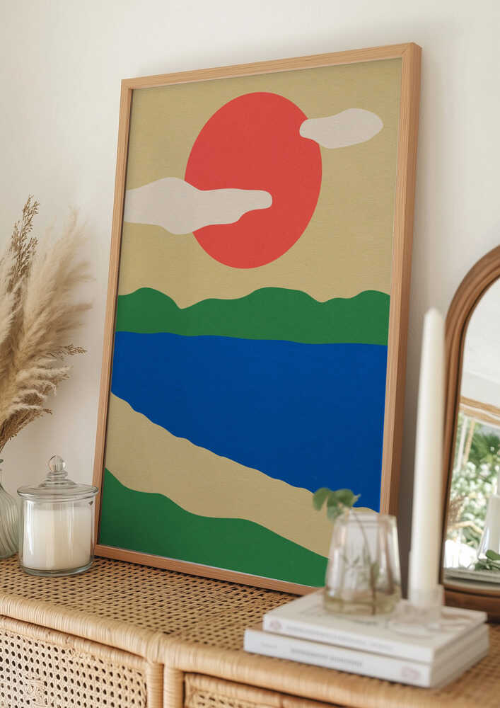 Thüringen sommar Poster