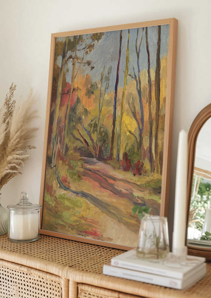Friedlicher Herbstweg – Poster