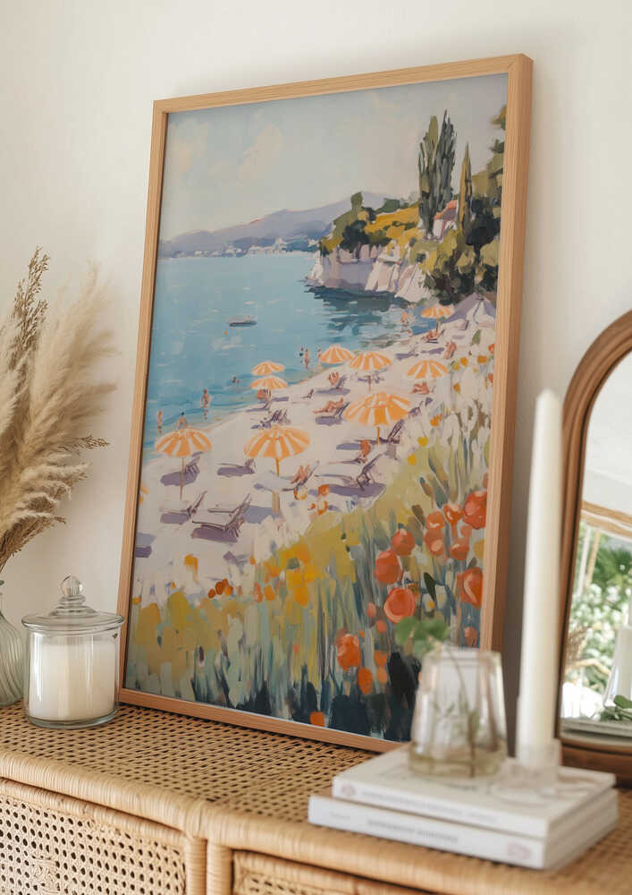 Medelhavsstranddag Poster