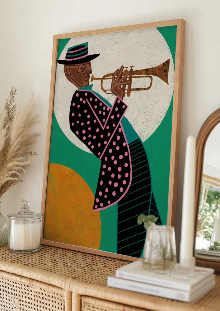 Cool Jazz Trumpetist Poster