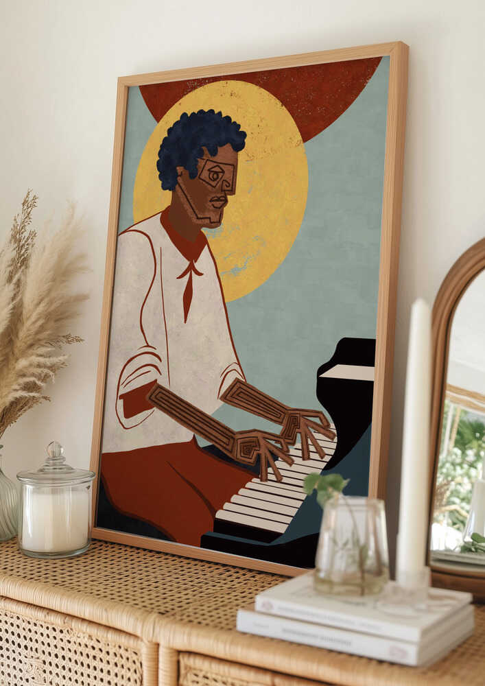 Själfull Pianist Poster