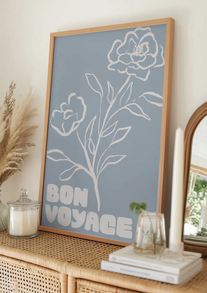 Bonvoyage (blå) Poster