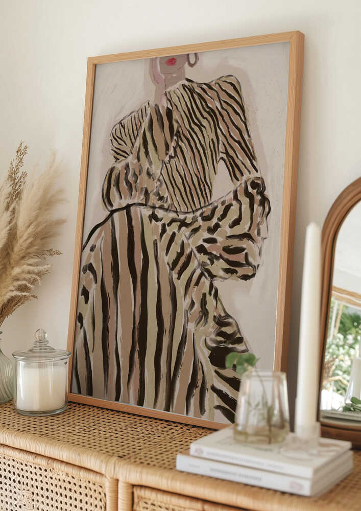Zebra Elegance Plakat