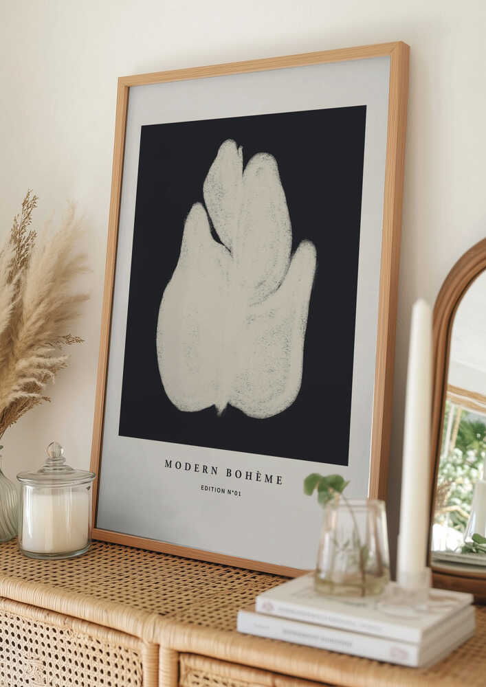Abstrakt Blomster Poster