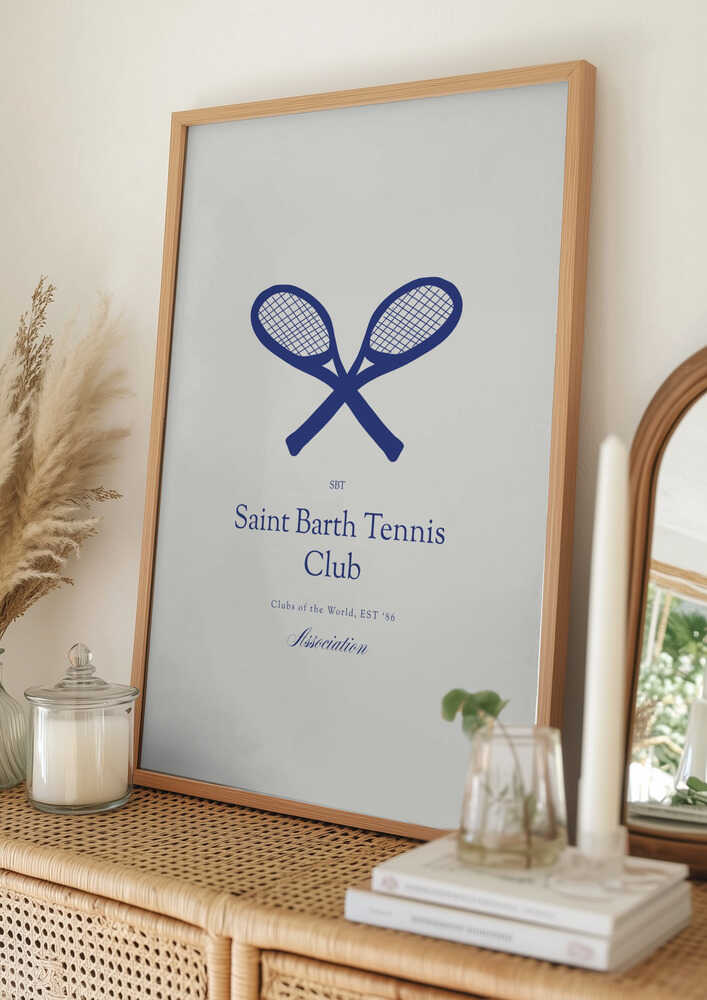 Saintbarthtennisclub Poster