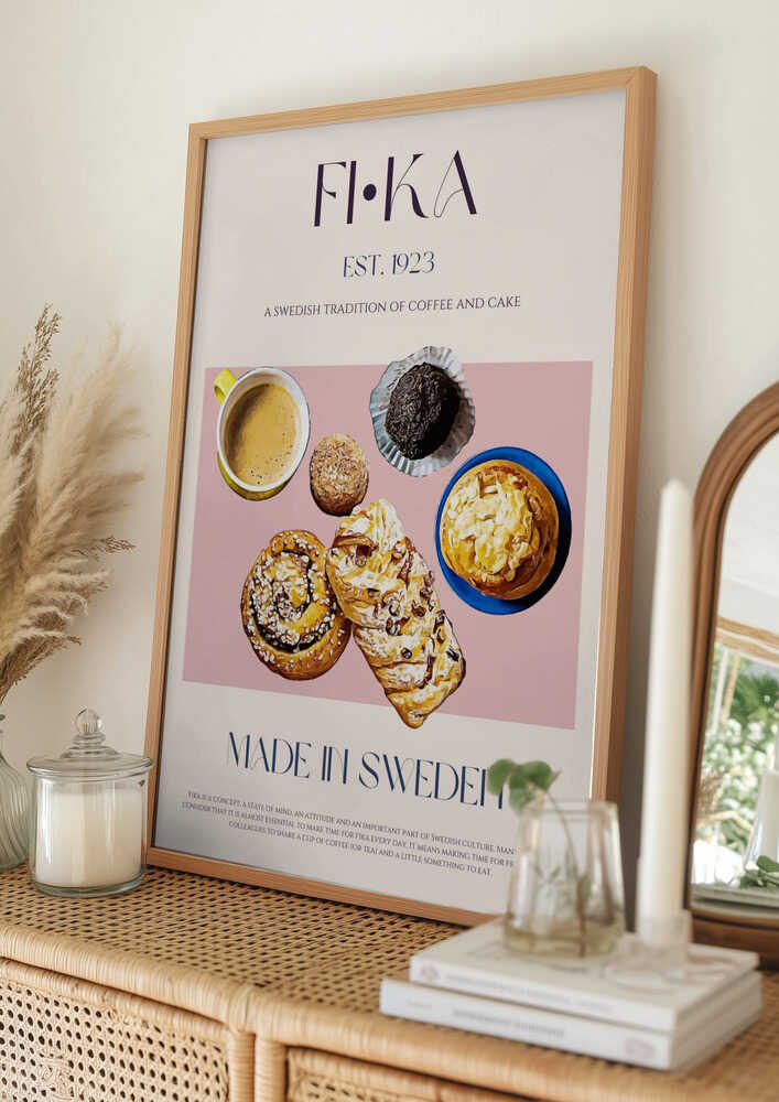 svensk fikabröd Poster