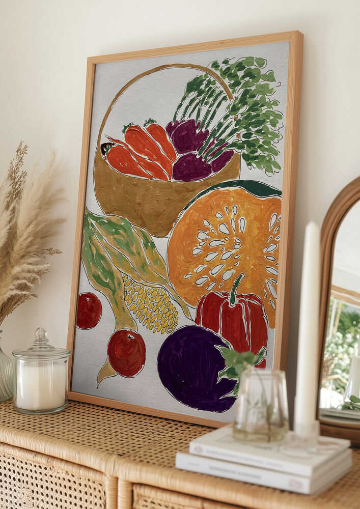 Levende Grøntsagshøst Plakat