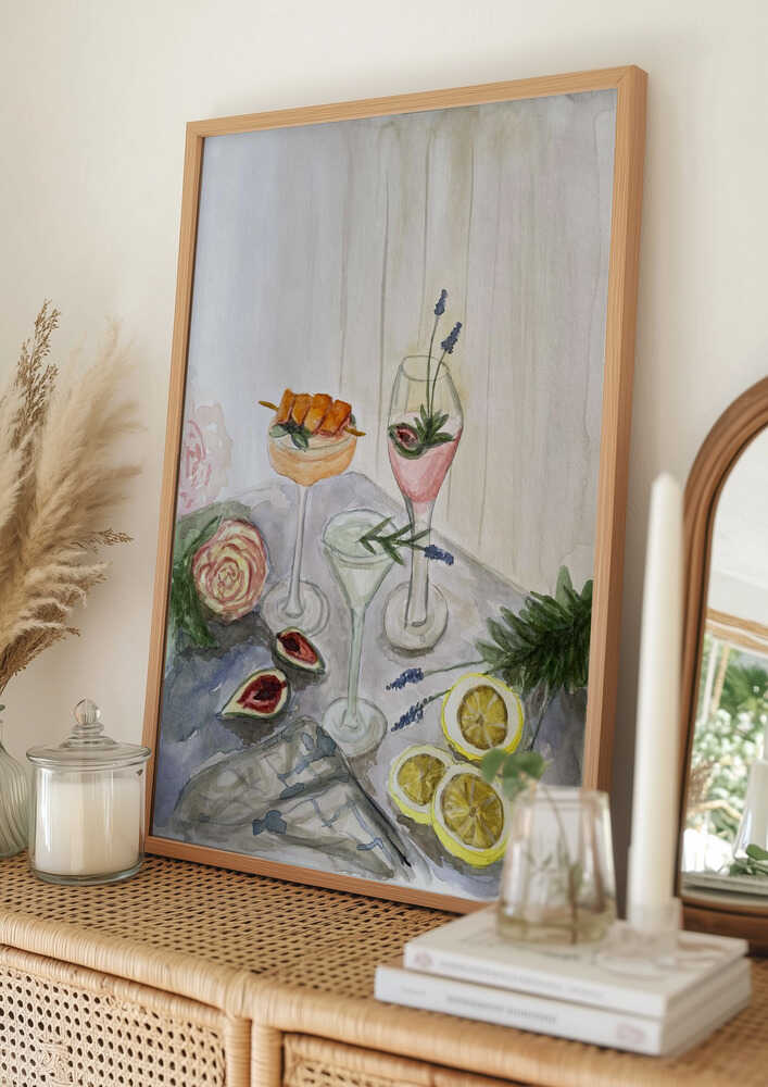 svalkande sommardrycker Poster