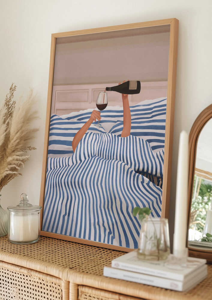 Vin i sängen Poster