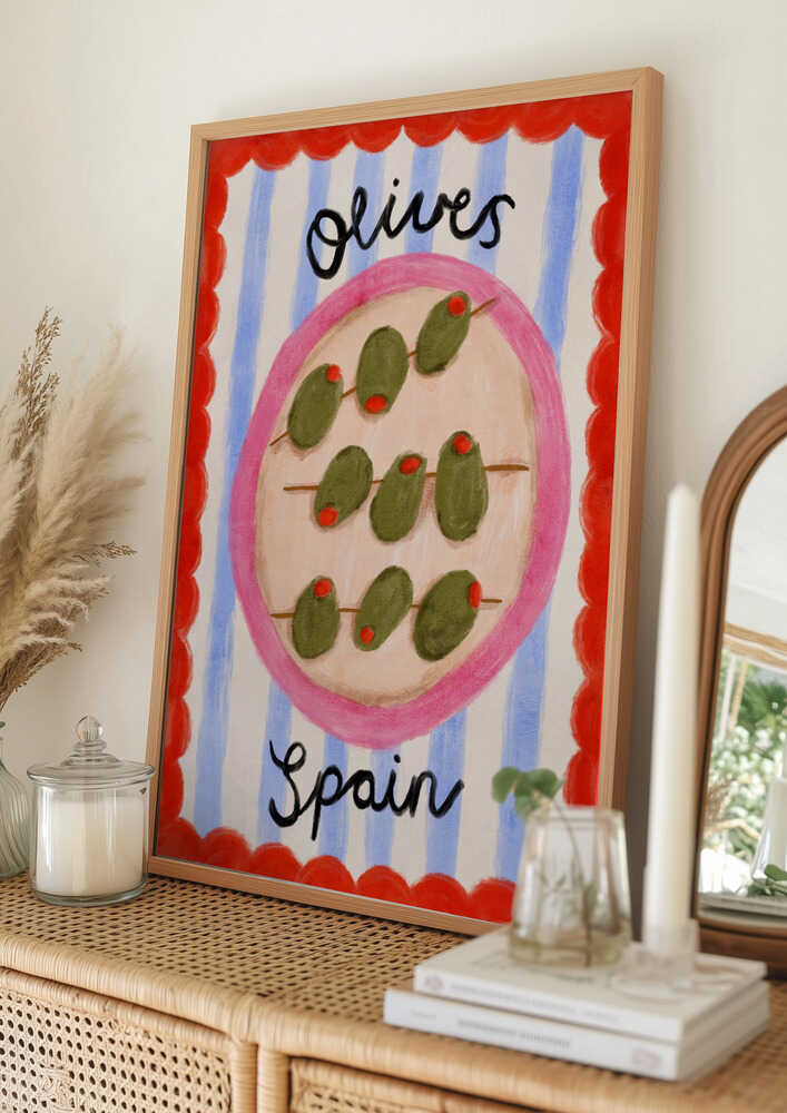 Plakat: Spansk Olivenfad