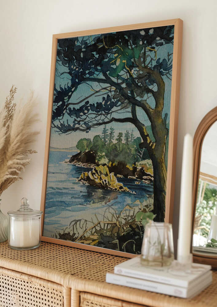 Coastal Pine Vista-plakat