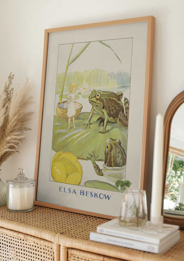 Tummelisa Grodorna, Elsa Beskow Hc Andersen Poster