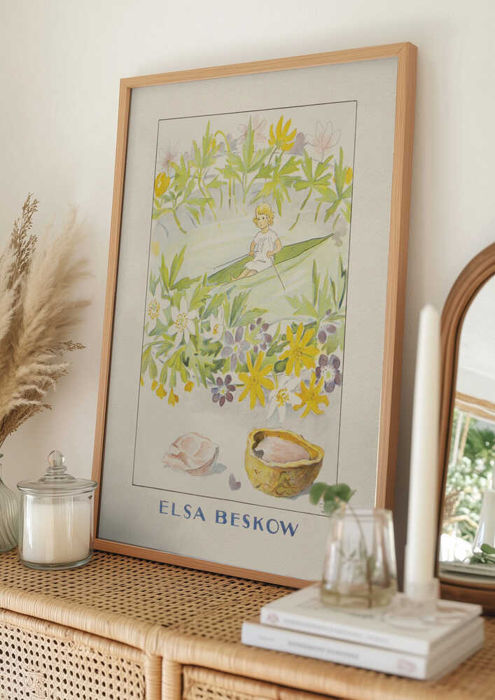 Tummelisa I Vattnet, Elsa Beskow Hc Andersen Poster