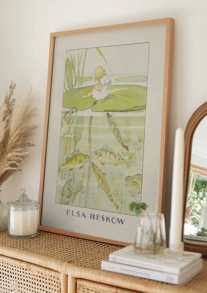 Tummelisa Näckrosbladet Elsa Beskow Hc Andersen Poster