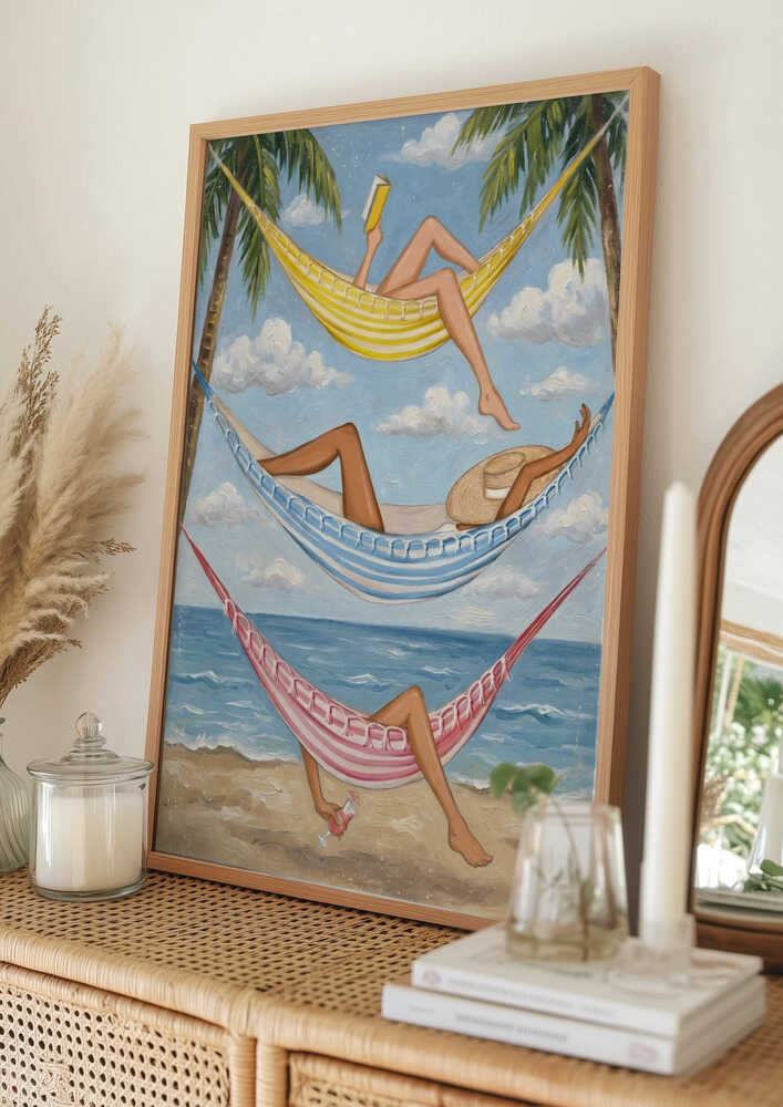 Tropical Hammock Getaway Poster